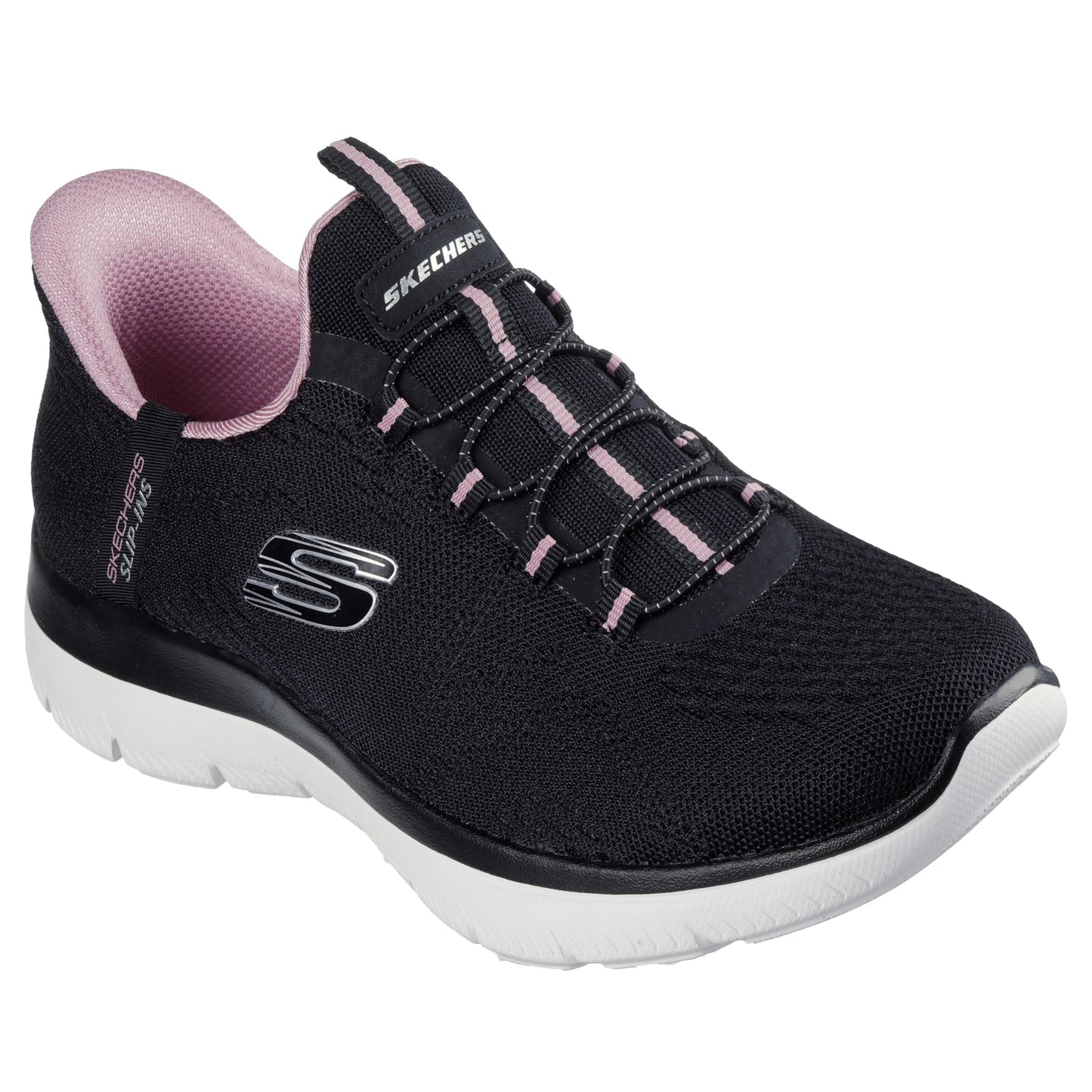 Women's Skechers Slip-Ins: Summits-Dream Chaser Black/Mauve
