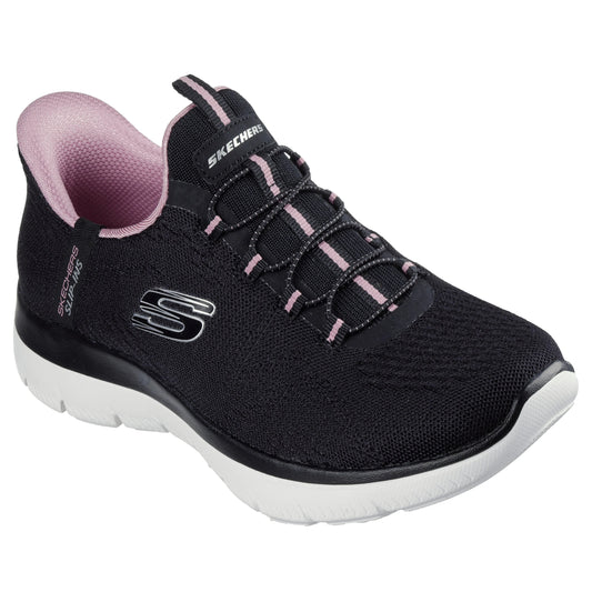 Women's Skechers Slip-Ins: Summits-Dream Chaser Black/Mauve