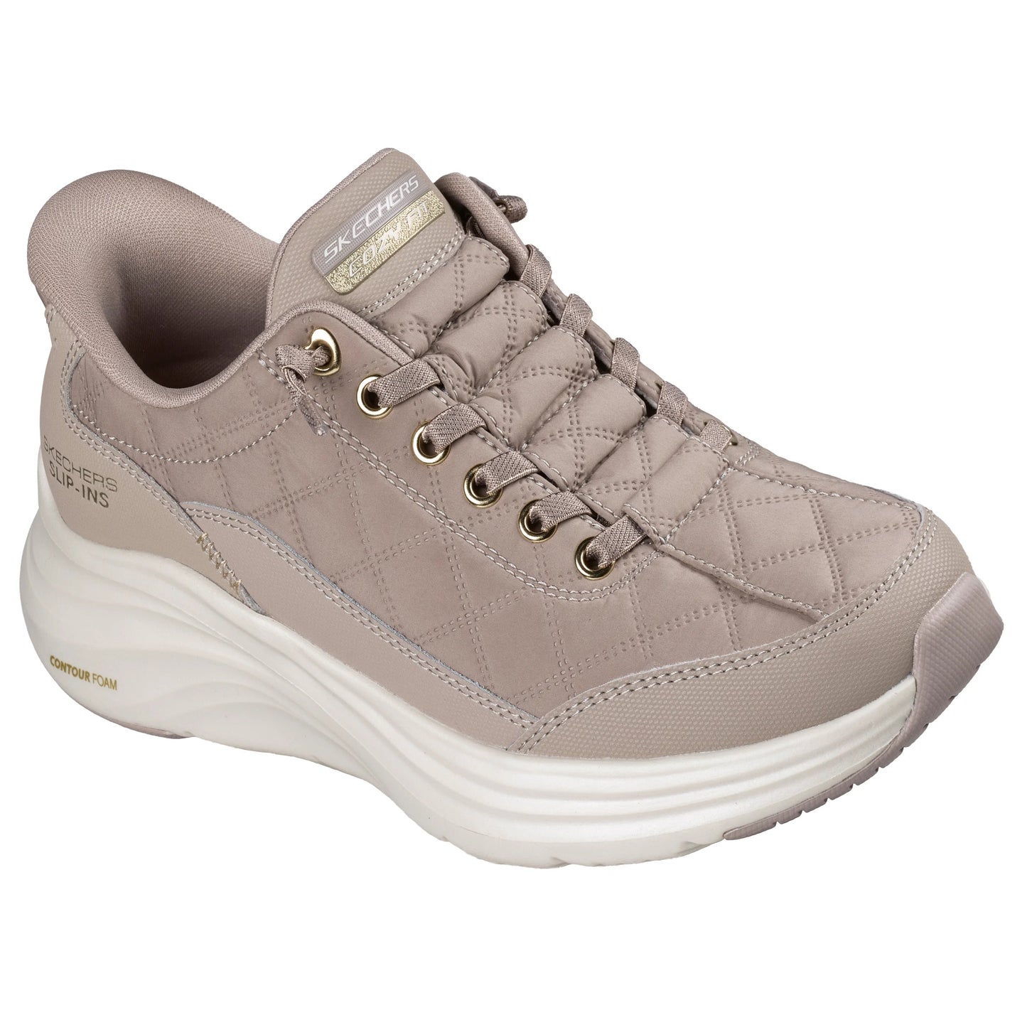 Women's Slip-ins: Contour Foam - Cozy Fit Golden Hour Taupe