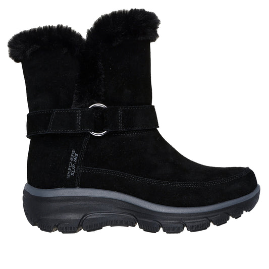 Women's Skechers Slip-ins Relaxed Fit: Easy Going - Dreamers Luxe Vibes Black