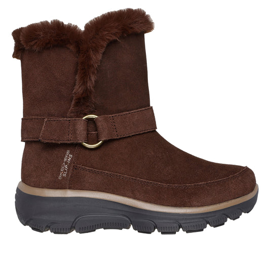 Women's Skechers Slip-ins Relaxed Fit: Easy Going - Dreamers Luxe Vibes Chocolate