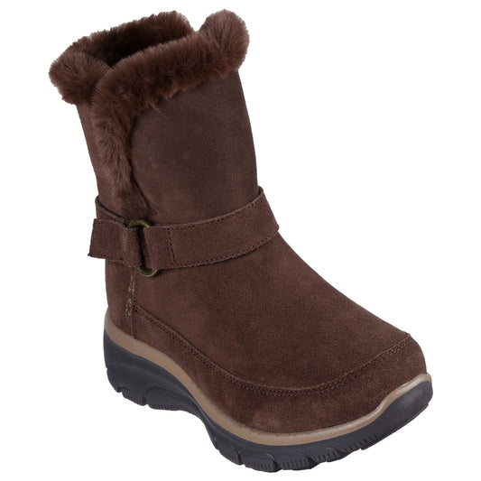 Women's Skechers Slip-ins Relaxed Fit: Easy Going - Dreamers Luxe Vibes Chocolate
