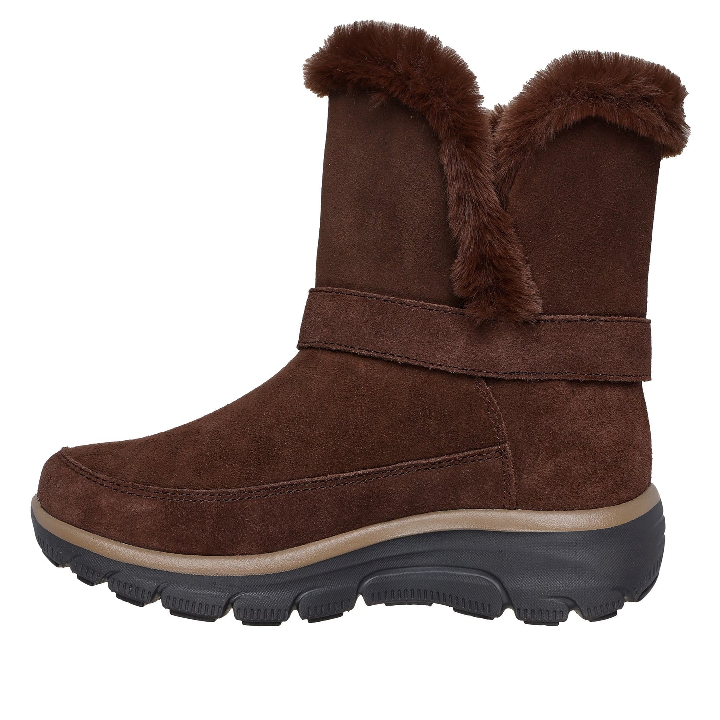 Women's Skechers Slip-ins Relaxed Fit: Easy Going - Dreamers Luxe Vibes Chocolate