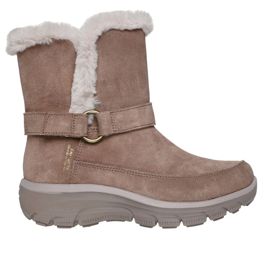 Women's Skechers Slip-ins Relaxed Fit: Easy Going - Dreamers Luxe Vibes Dark Taupe