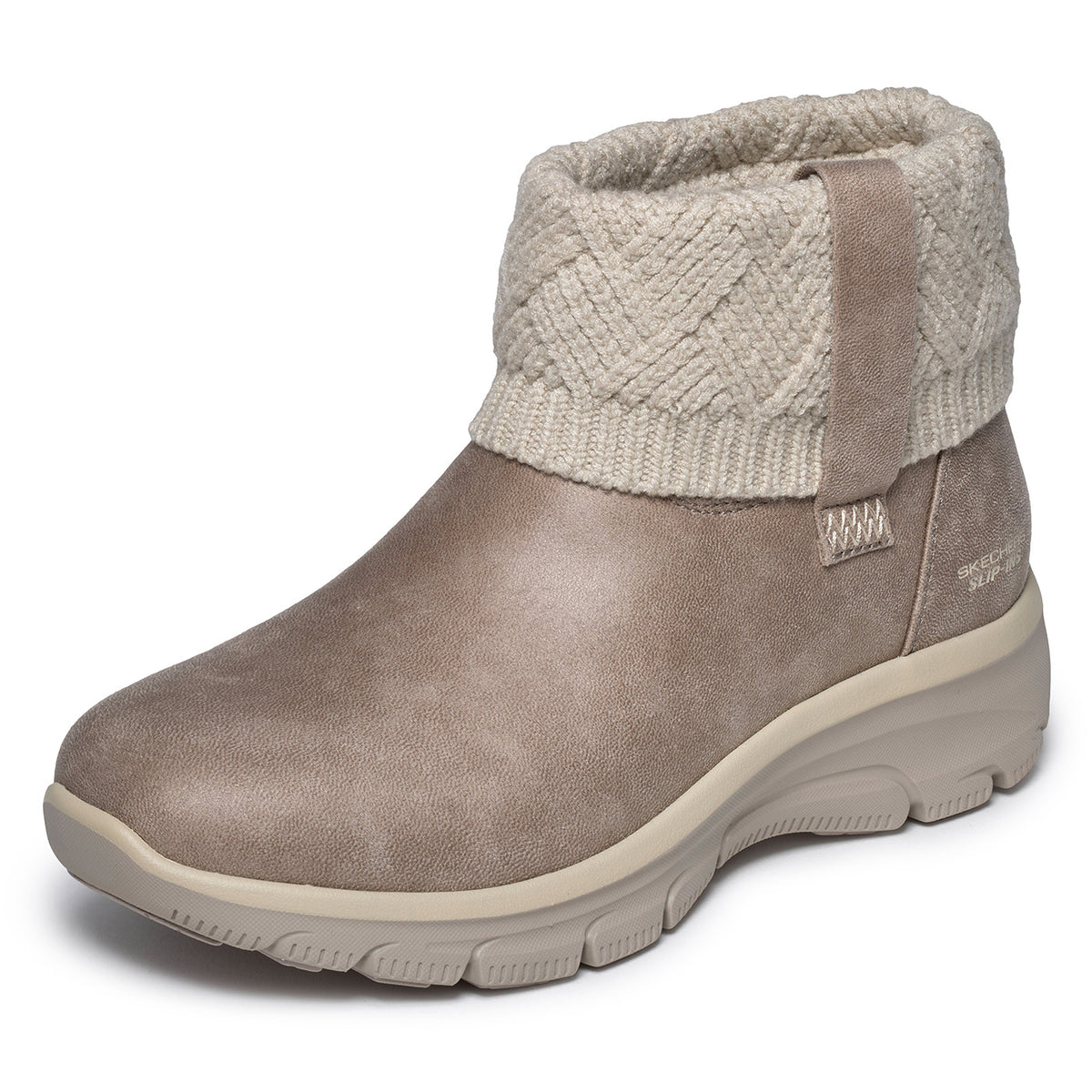 Women's Skechers Slip-ins Easy Going - Cozy Weather 4 Taupe