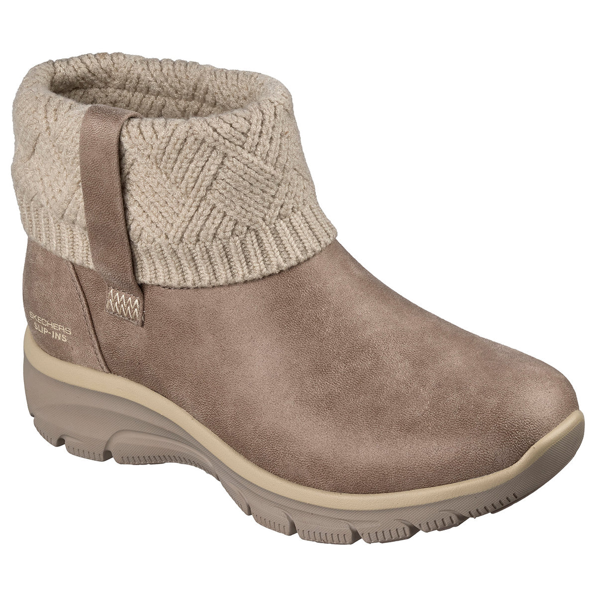 Women's Skechers Slip-ins Easy Going - Cozy Weather 4 Taupe