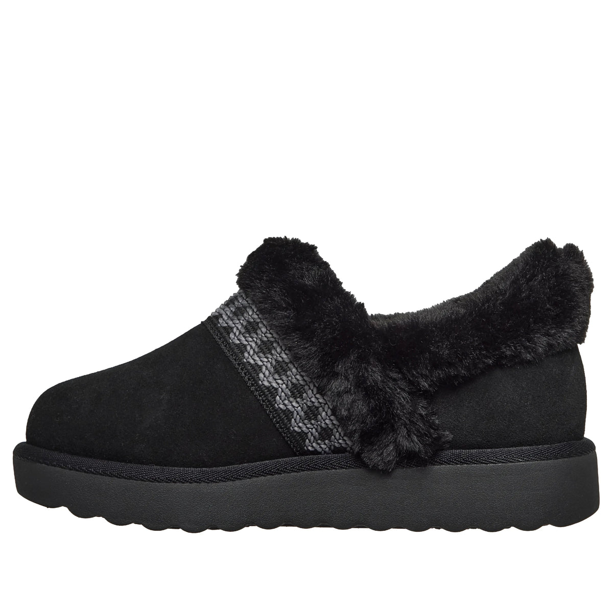 Women's Skechers Slip-ins Relaxed Fit: Cozy Chateau - Soft Lounge Black