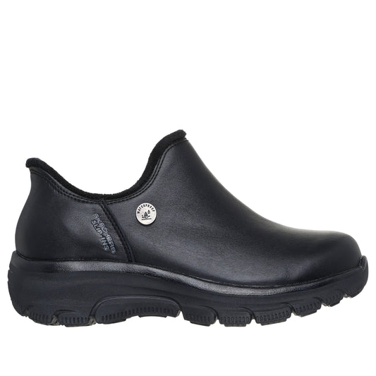 Women's Skechers Slip-ins Waterproof: Easy Going - Winter Wind Black