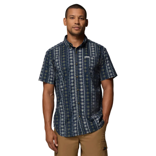Men's Rapid Rivers Printed SS (Collegiate Navy)