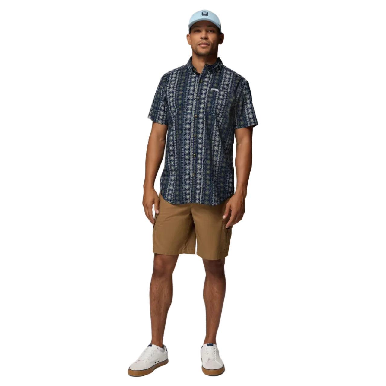 Men's Rapid Rivers Printed SS (Collegiate Navy)