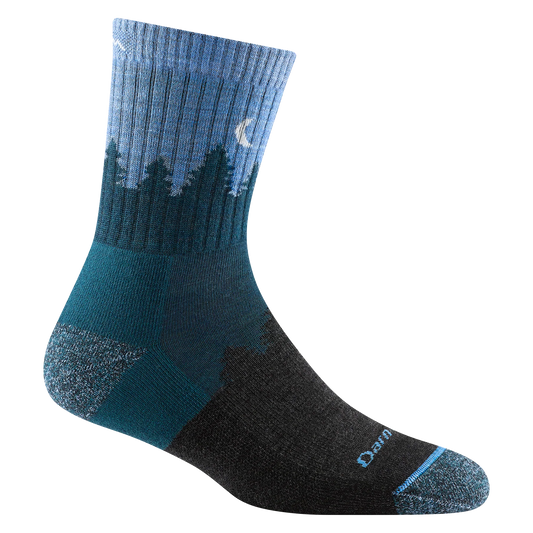 Women's Treeline Micro Crew Midweight w/Cushion Blue