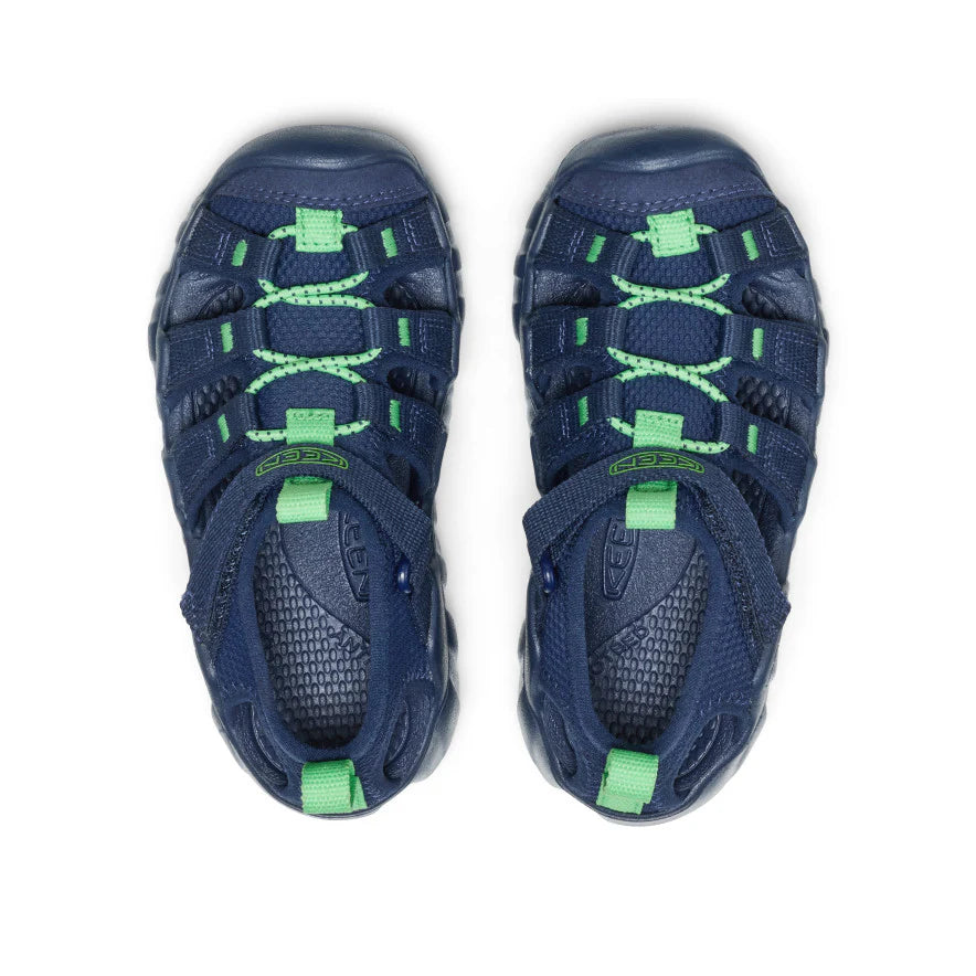 Little Kids' Hyperport H2 Sandal Naval Academy/Vibrant Green (8c-13c)