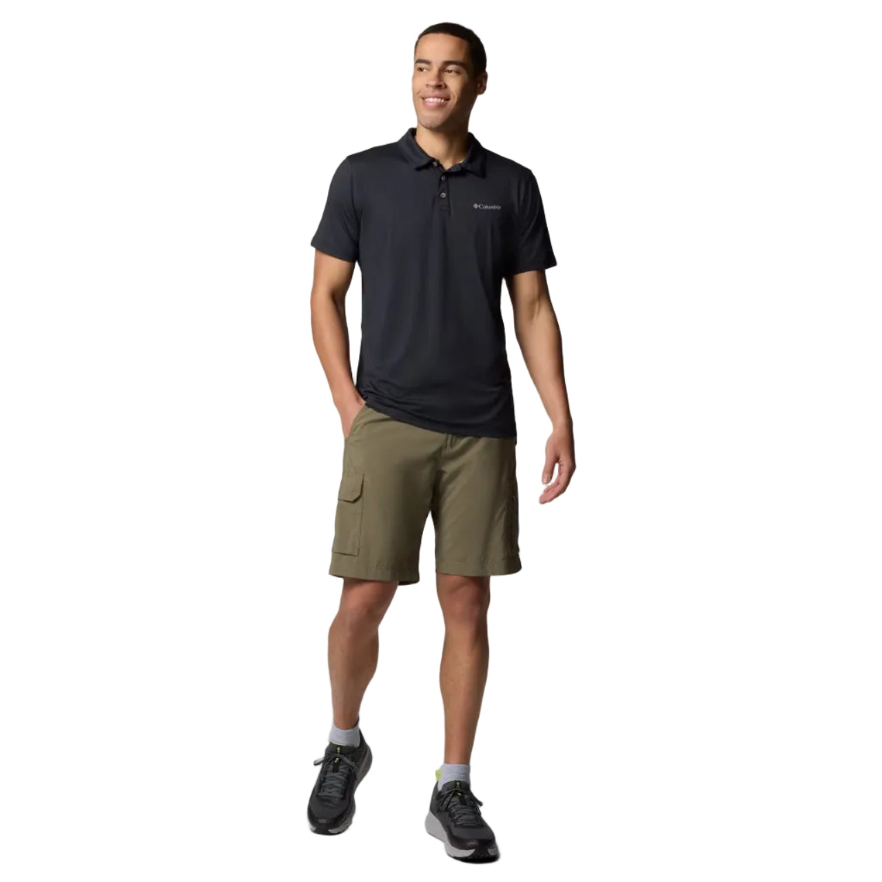 Men's Tech Trail Utility Polo (Black)