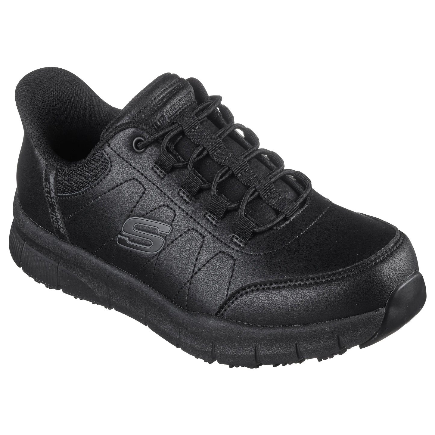 Men's Slip-Ins Work Slip-Resistant: Nampa-Knotly BLK