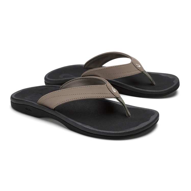Women's Ohana Flip Flop Sandals Warm Taupe/Black