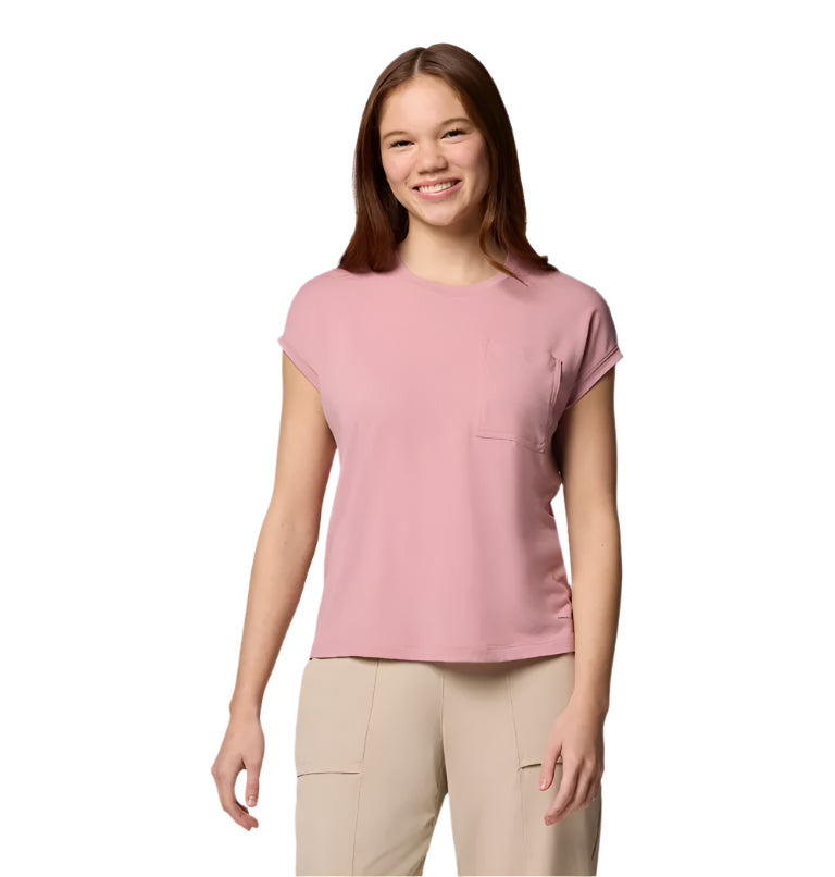 Women's Boundless Trek SS Tee Eraser Pink