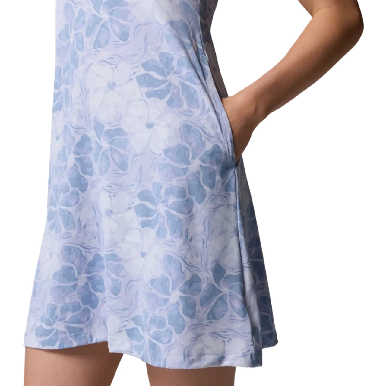 Women's Freezer Tank Dress (Twilight Hazyblooms)