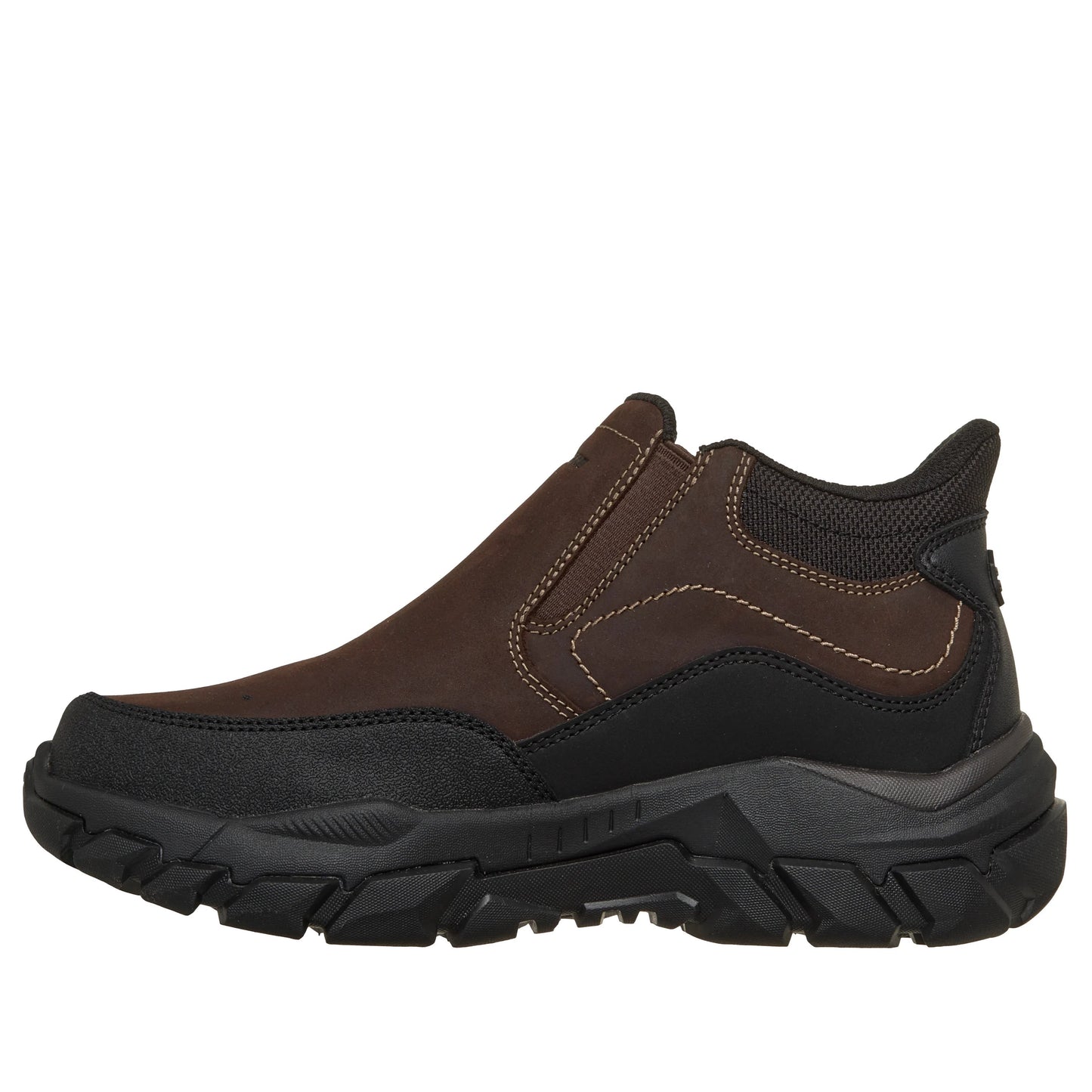 Men's Slip-Ins Waterproof Relaxed Fit: Santoro-Rayder Chocolate/Black