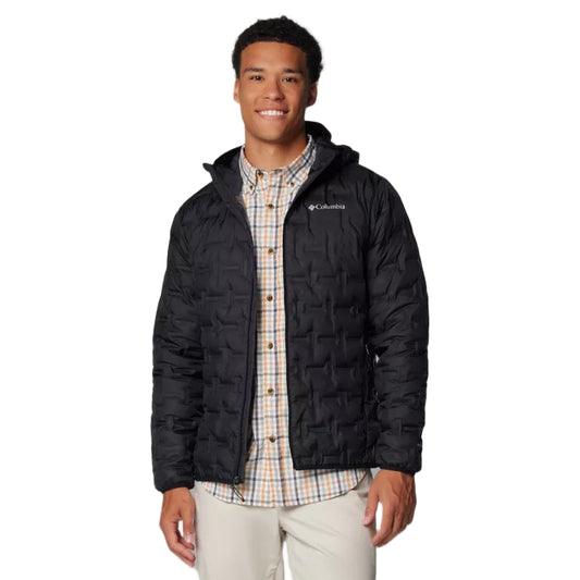 Men's Delta Ridge II Down Hooded Jacket (Black)