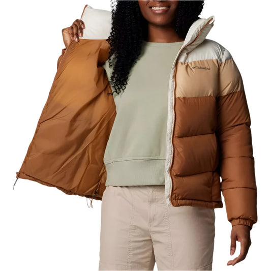 Women's Puffect™ II Colourblock Puffer Jacket Camel Brown/Canoe/Chalk