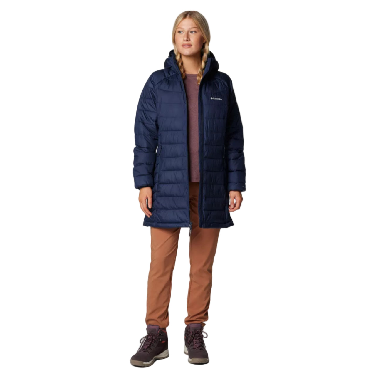 Women's Powder Lite II Mid Jacket (Collegiate Navy)