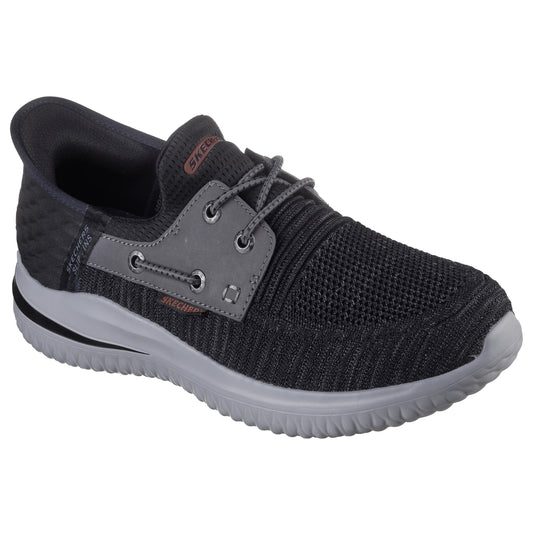 Men's Skechers Slip-ins: Delson 3.0 - Roth Black/Gray