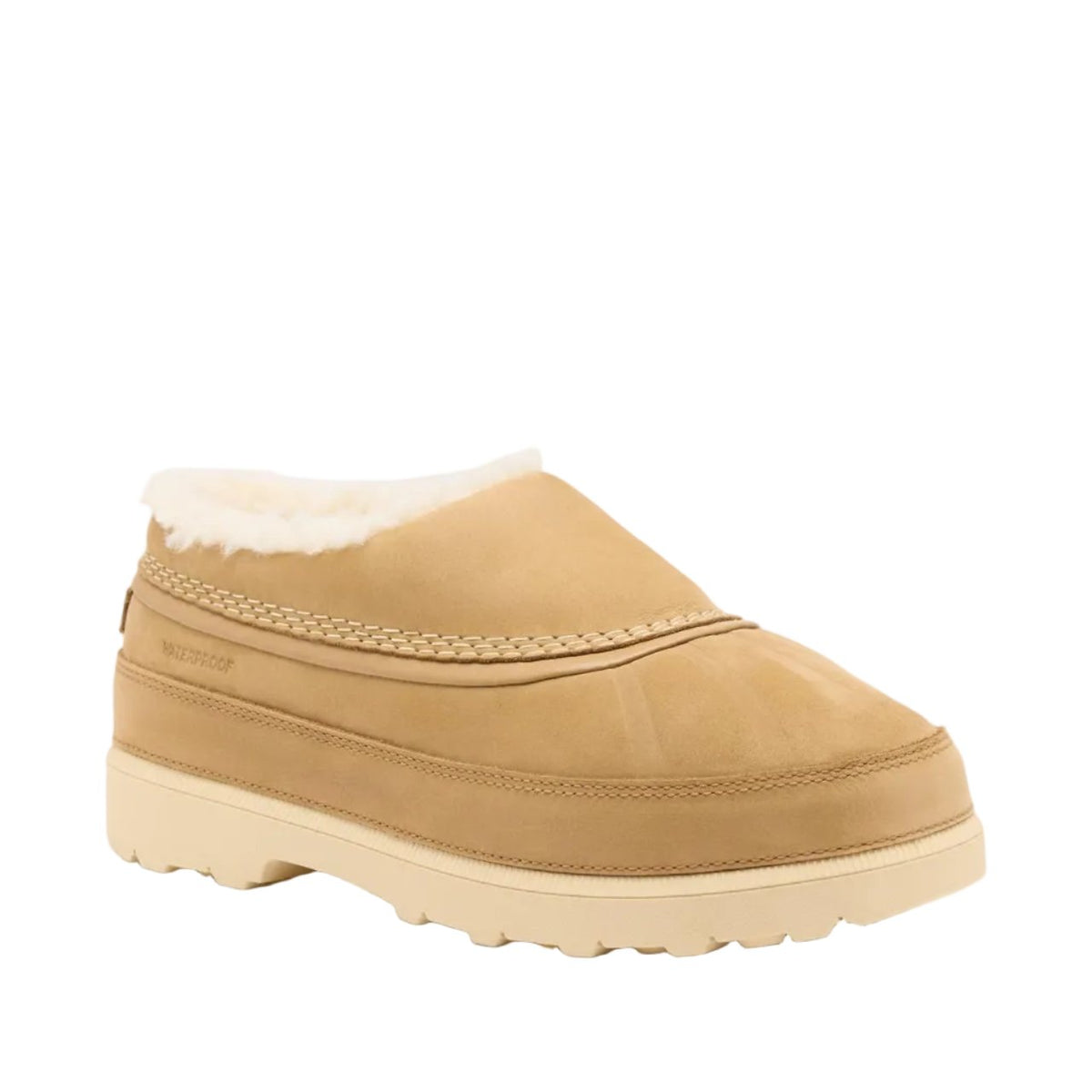 Women's Ambler Fireside Waterproof Clog Caribou Buff/Caribou Beige