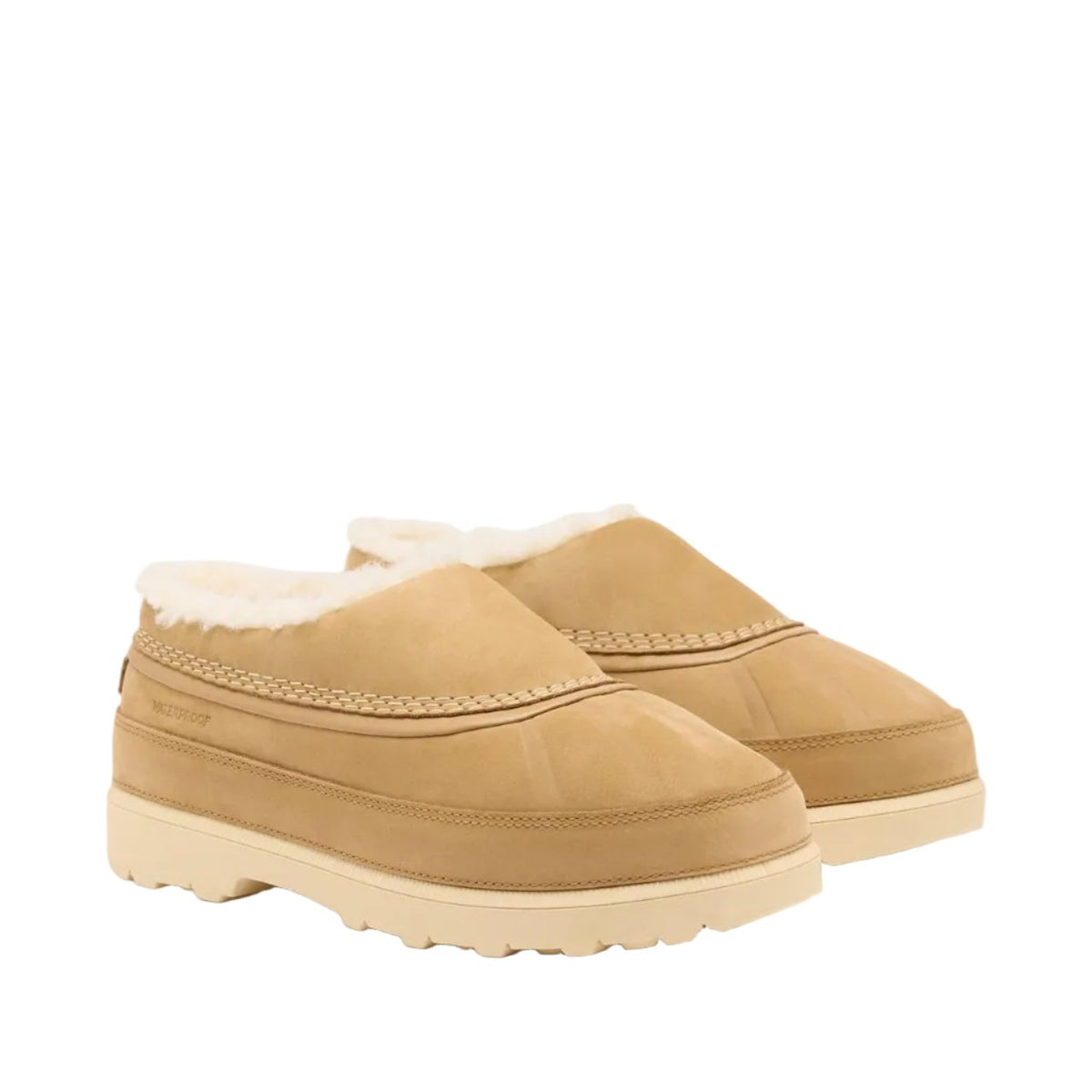 Women's Ambler Fireside Waterproof Clog Caribou Buff/Caribou Beige