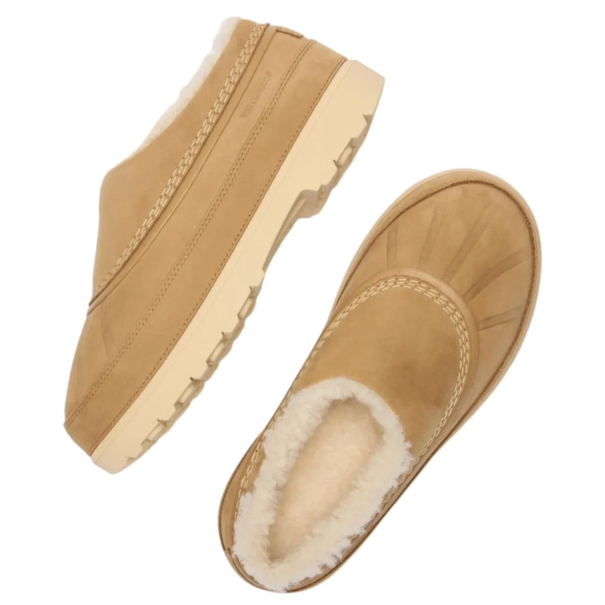 Women's Ambler Fireside Waterproof Clog Caribou Buff/Caribou Beige