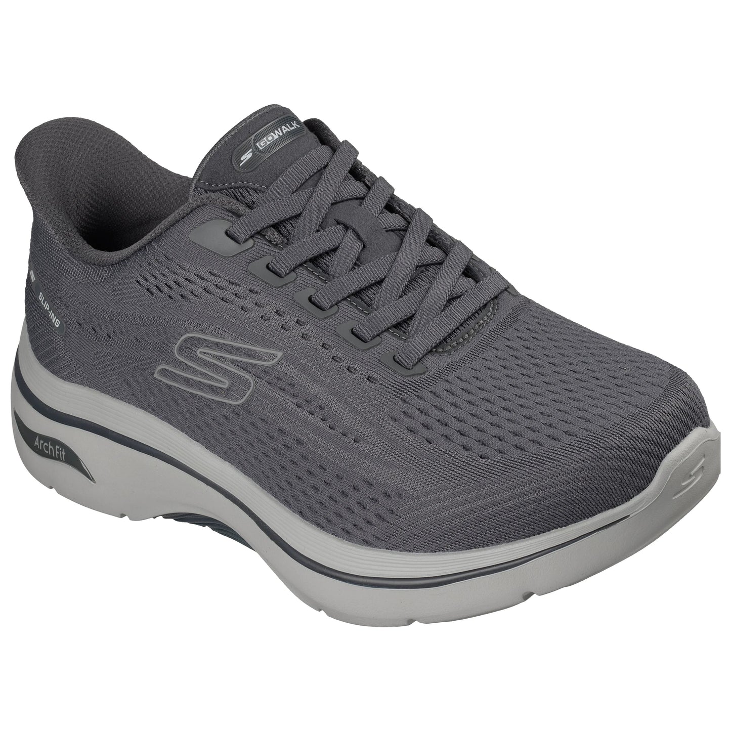 Men's Slip-Ins: Go Walk Arch Fit 2.0 - Percy Charcoal