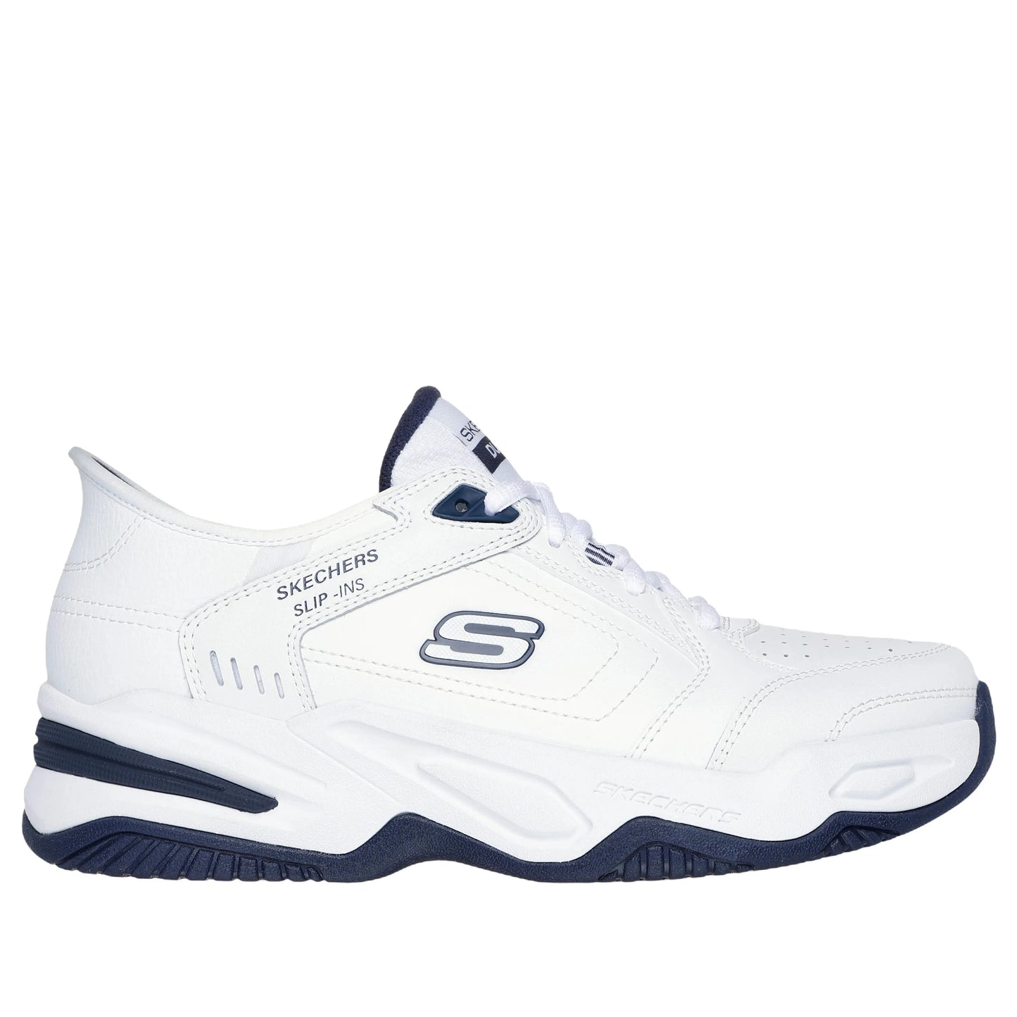 Men's Skechers Slip-ins RF: Durham-Delvor White/Navy