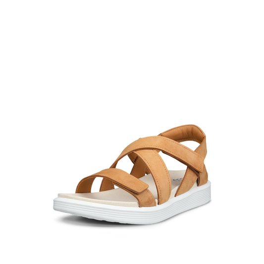 Women's Leather Strap Soft Sandal Cross Strap Lion