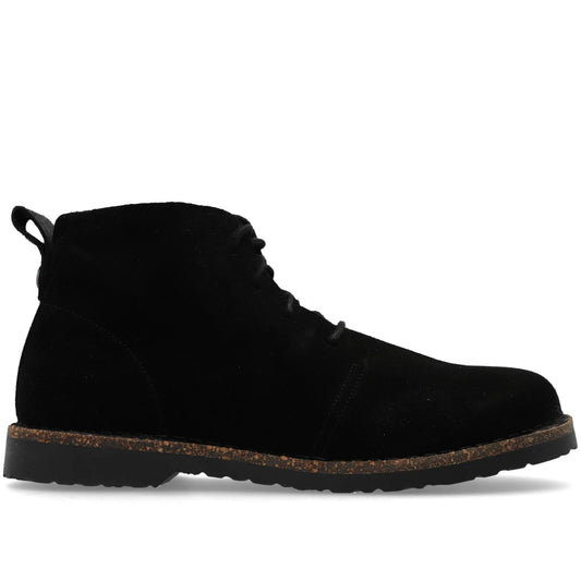 Women's Birkenstock Uppsala Mid Suede Boots Black