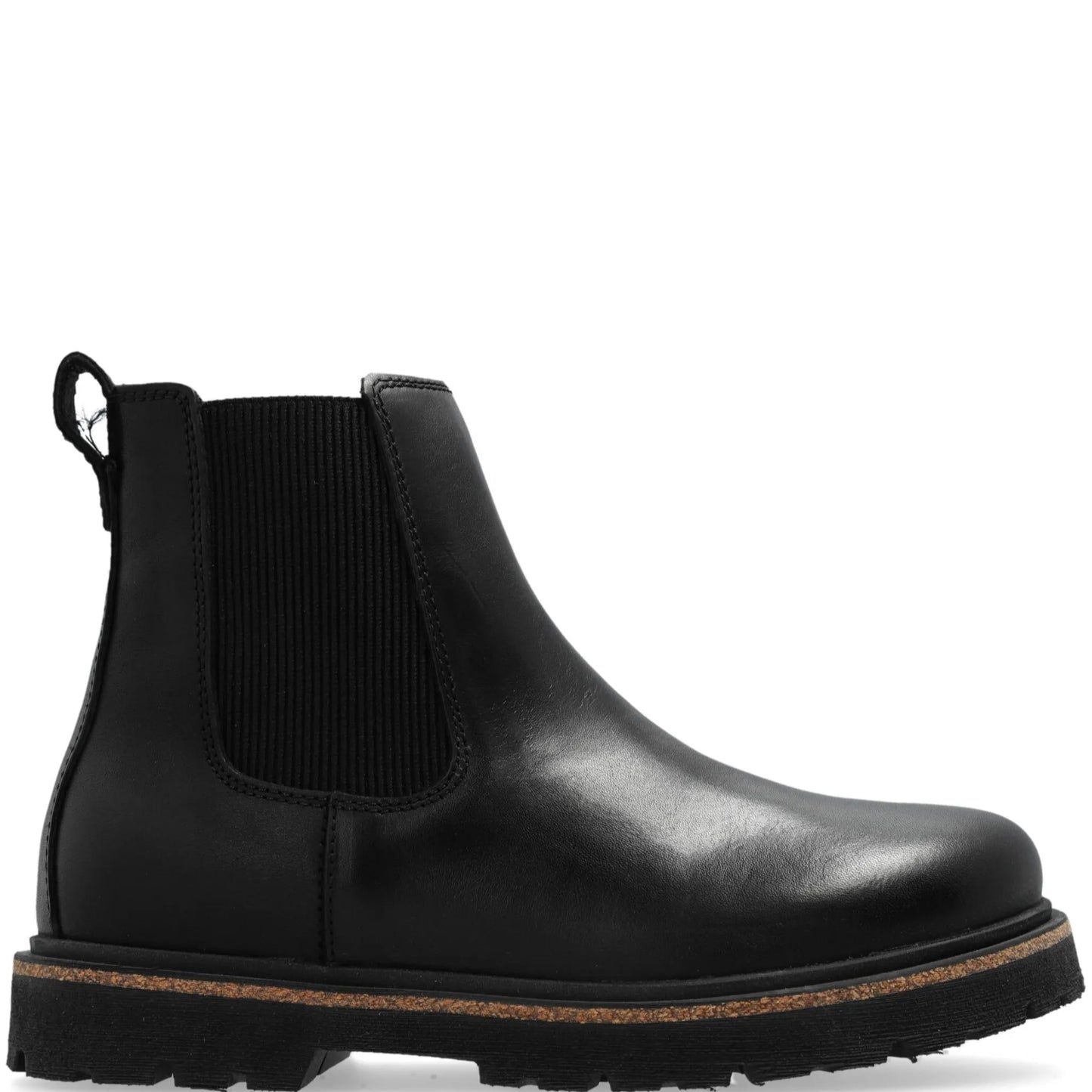 Women's Birkenstock Highwood Slip-On Leather Boots Black