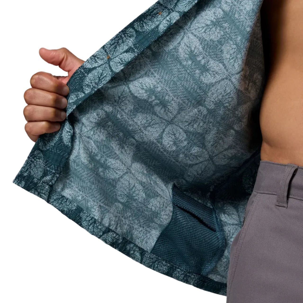 Men's Utilizer Print Camp Shirt (Everblue/Floreido)