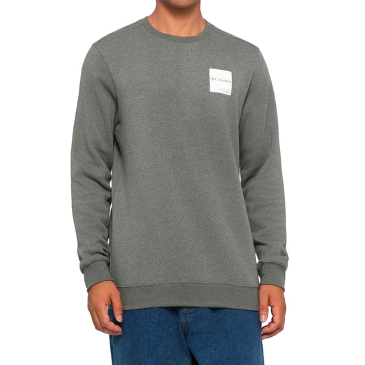 Men's Columbia Trek Crew Neck (Charcoal Heather)