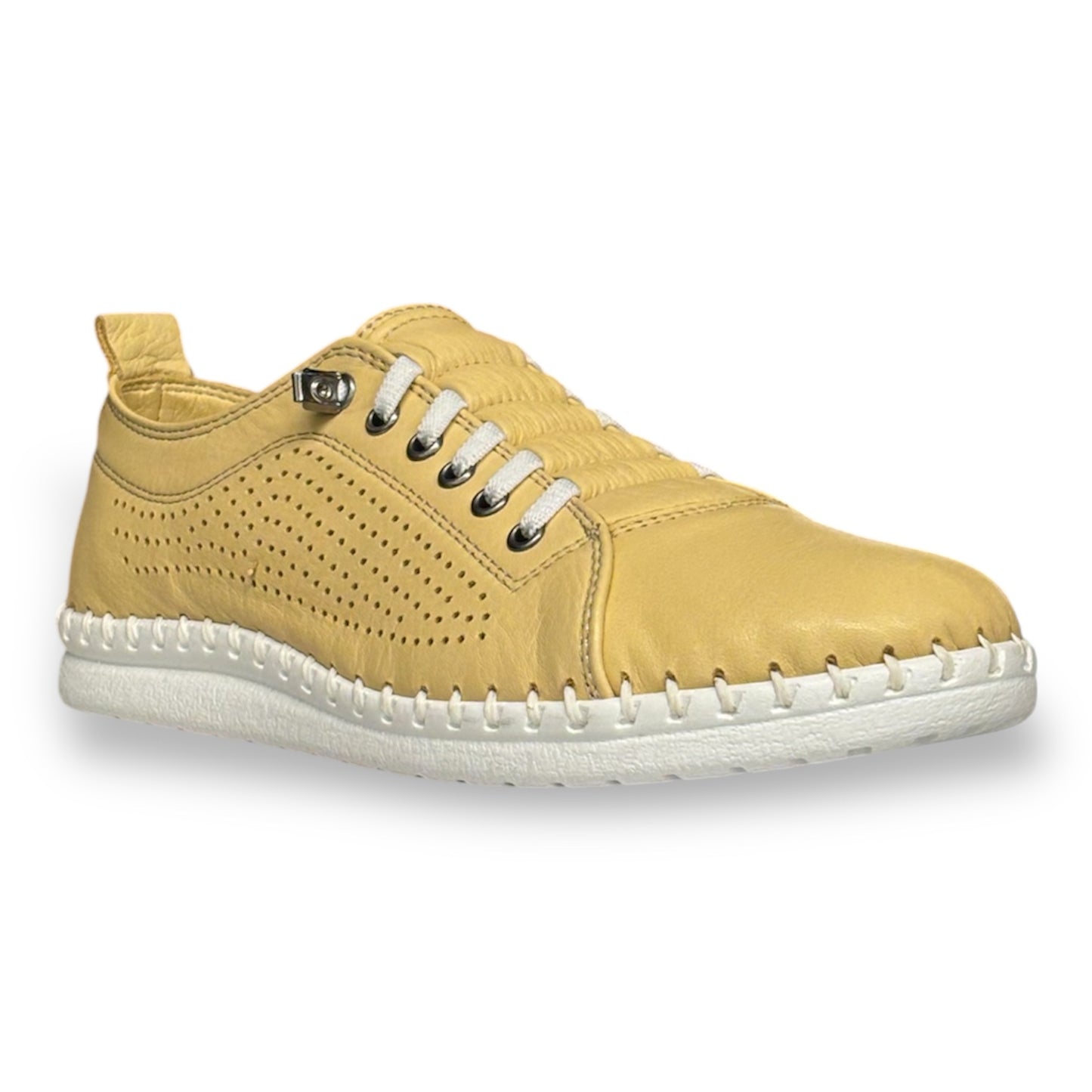 Leora-01 Yellow Leather