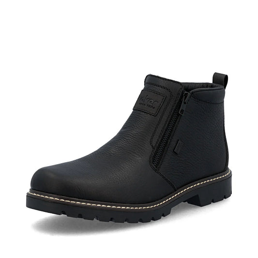 39871-00 Black Double Side Zip RTex