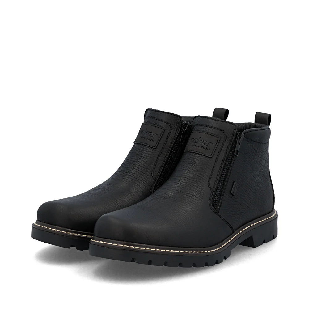 39871-00 Black Double Side Zip RTex