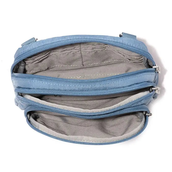 Triple Zip Bagg Cornflower