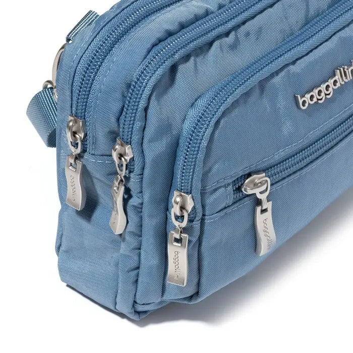 Triple Zip Bagg Cornflower