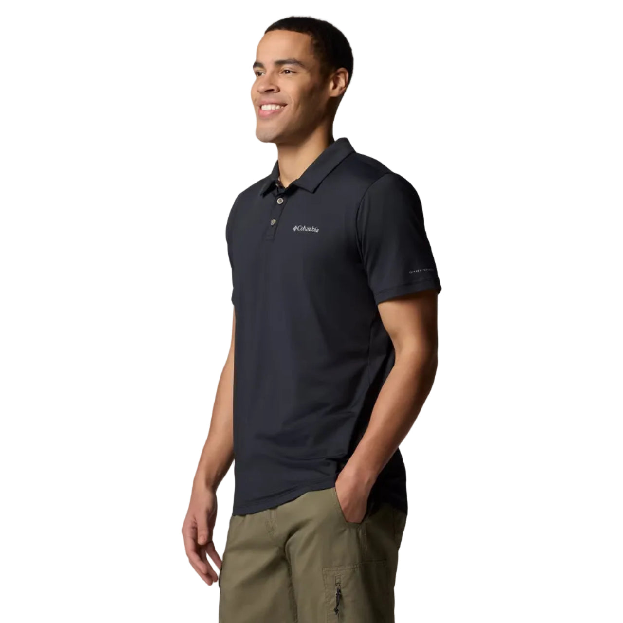 Men's Tech Trail Utility Polo (Black)