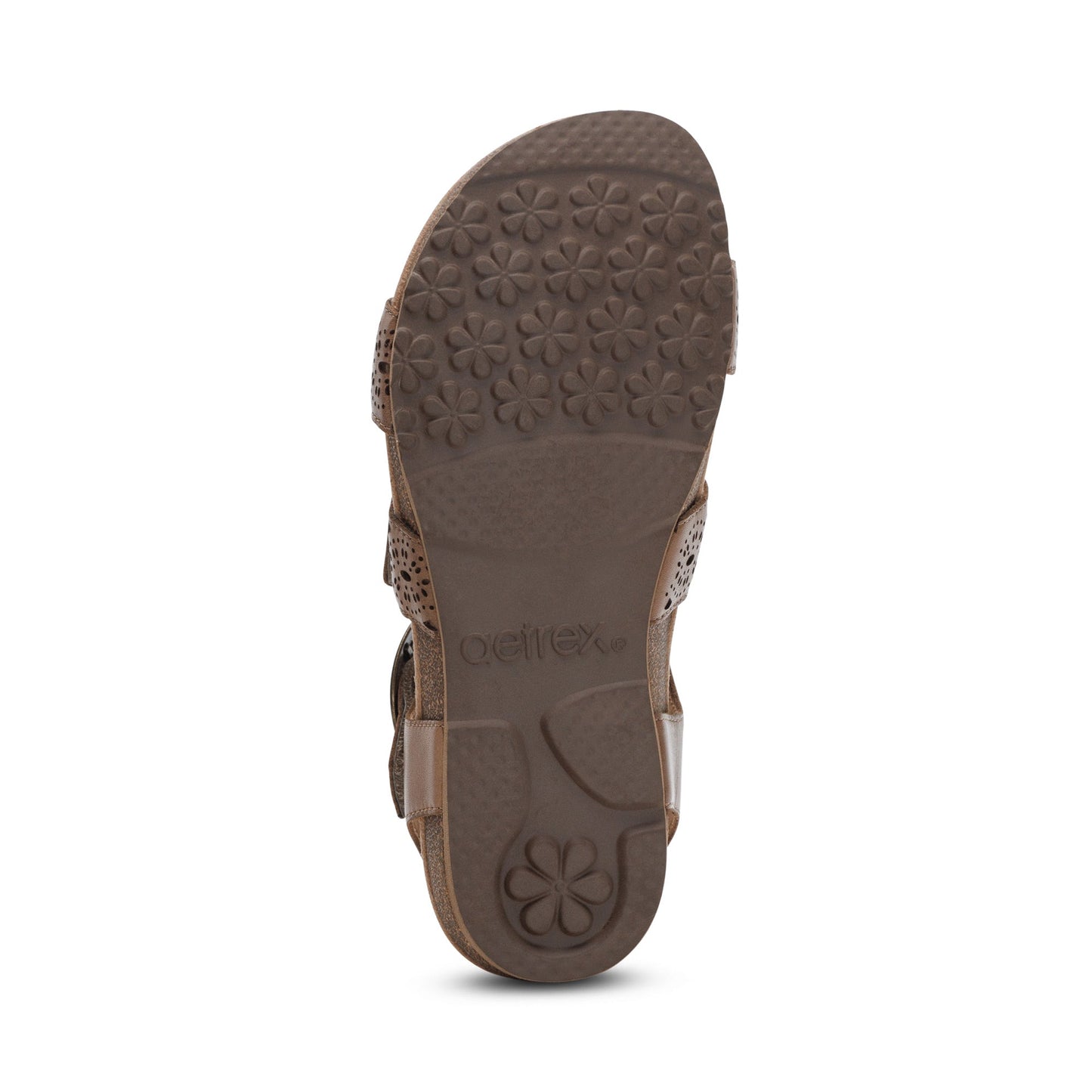 Women's Lilly Adjustable Quarter Strap Taupe Cutout