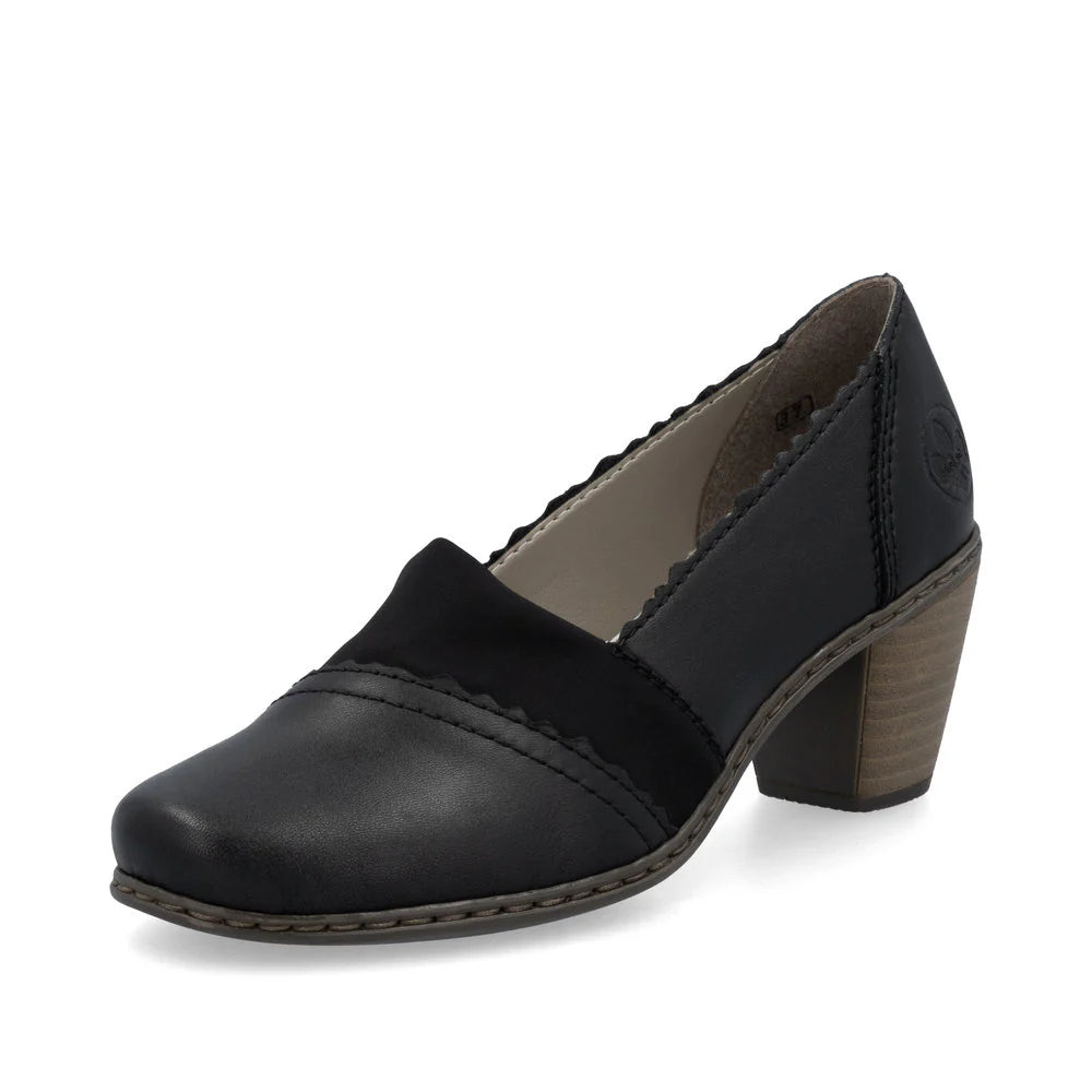 40911-00 Black Slip On Heel