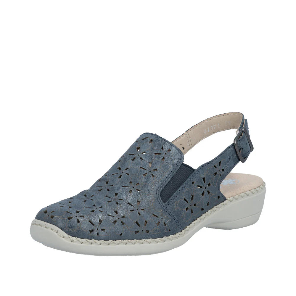 41371-12 Blue Closed Toe