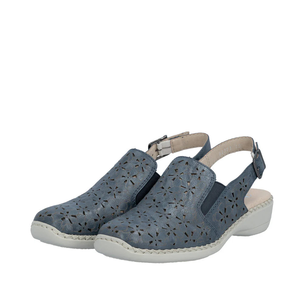 41371-12 Blue Closed Toe