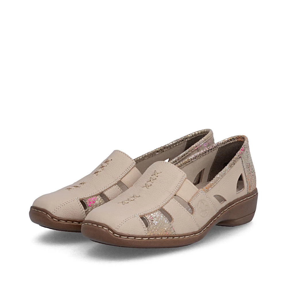 41385-63 Beige Multi Slip On