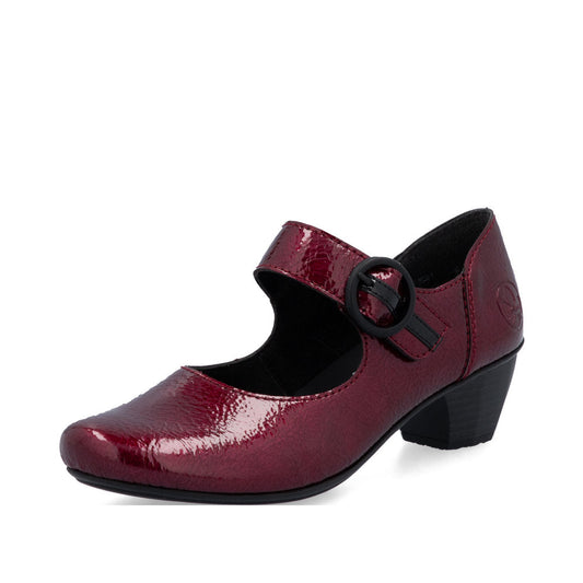 41756-33 Mary Jane Red/Black