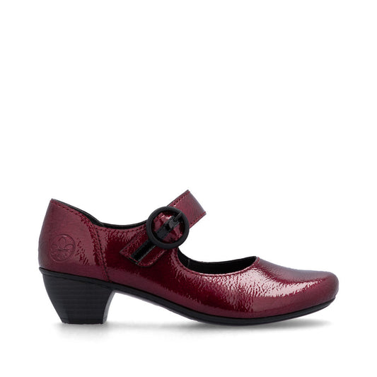 41756-33 Mary Jane Red/Black