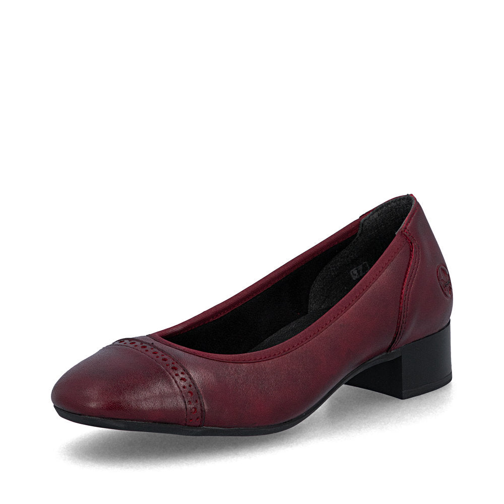 43450-35 Wine Slip On Heel